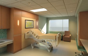 病房内部，lsu室内设计校友jennifer harris mitchell作品