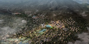 山腰住区街道的空中模拟Lsu景正规华体会官网app下载观建筑校友工作hth华体会体育app官网