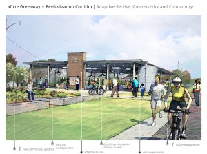拉菲特·格林威的插图，路易斯安那州立大学景观建筑校友的工作正规华体会官网app下载hth华体会体育app官网
