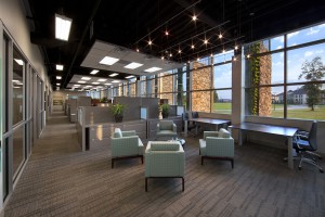 共和财经，办公空间内饰